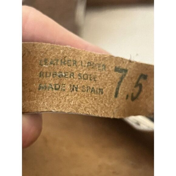 Yokono Calf Hair Animal Print Ibiza Zebra Sandals 7.5 - Picture 7 of 7